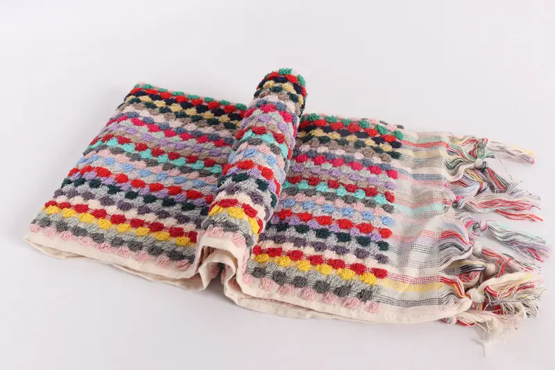 Personalized Hand Towel, Gift For Best Friend, Travel Towel, Bridesmaid Gifts, 40x20 Cotton Pom Pom Towel, Towel With Name, Bathroom Towels - 6