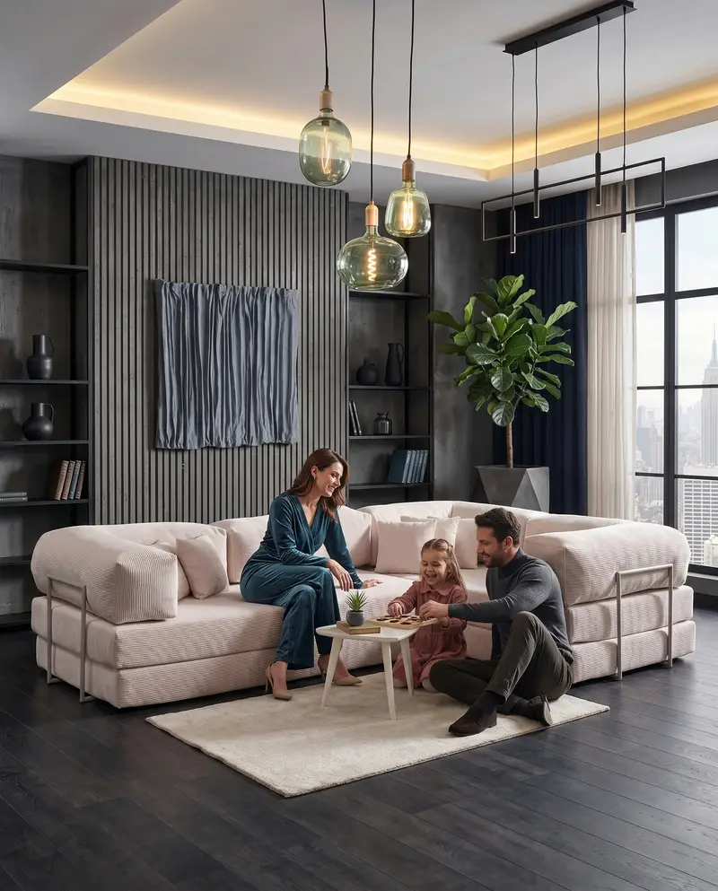 Small Space Sofa, Studio Sofa, Gaming Sofa, Reading Sofa, Guest Seating, Flexible Sofa, Convertible Sofa, Deep Seat Sofa, Plush Sofa, Modular Sofa product image