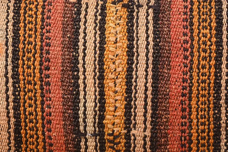 Cushion, Vintage Kilim Throw Pillow, Handwoven Pillow Cover Pillow Sham, Boho Pillow Sham Cover, 20x28 Red Pillow, Kilim Pillow - 3