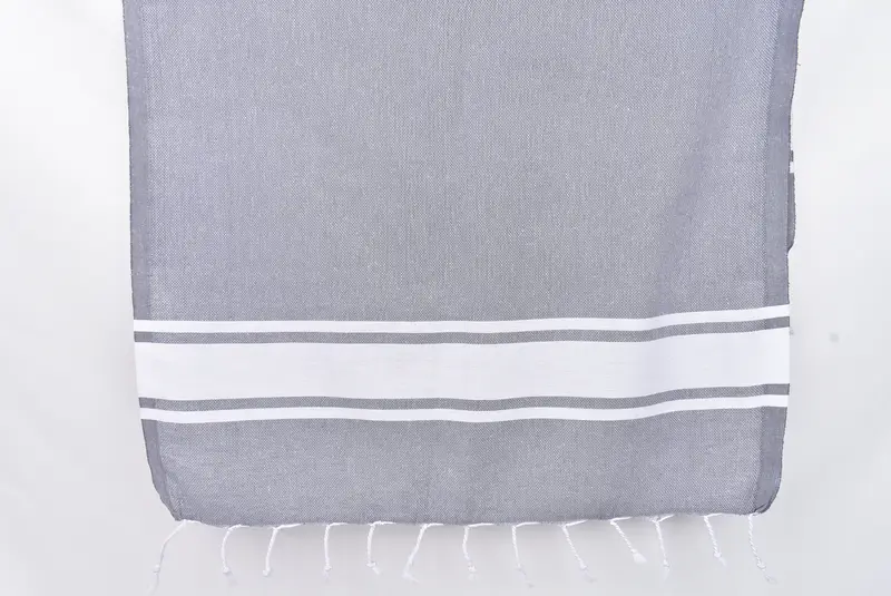 Monogrammed Hand Towel, Welcome Wedding Gift, Custom Hand Towel, 36x24 Cotton Striped Towel, Wedding Anniversary Gift, Monogram Towels, Wedding Gift - 8