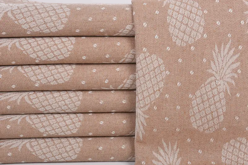 80x40 Cotton Pineapple Design Towel, Gift For The Home Decor, Spa Gift Towel, Personalized Gift, Gift Boxes Towel, Summer Gift, Peshtemal Towel - 2