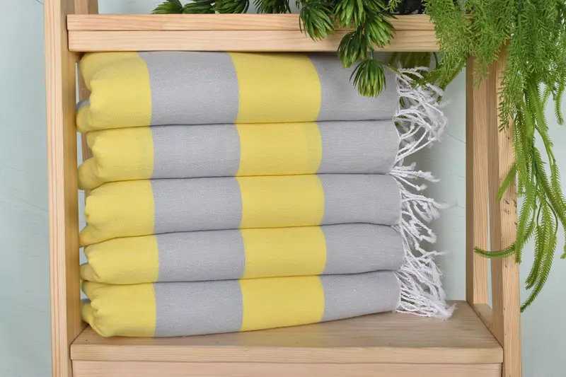 Kitchen Towel, Best Friend Gift, Xmas Gifts, Personalized Gift, 40x20 Cotton Striped Towel, Personalized Kitchen Towel, Best Friend Christmas Gift - 1