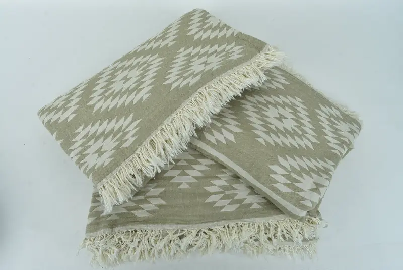 Bachelorette Party Items, 84x56 Cotton Kilim Towel, Boho Throw Blankets, Bedspread, Bridesmaid Gifts, Extra Large Tablecloth, Christmas Gift Blanket - 7