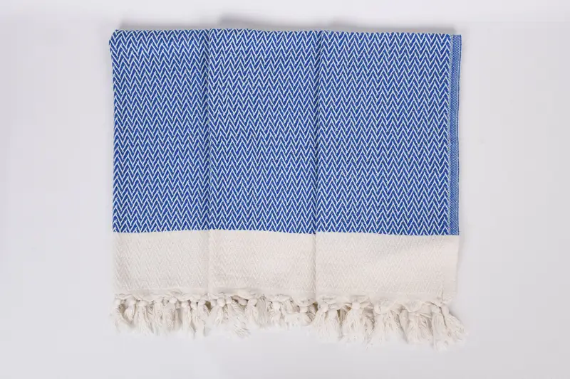 Organik havlu, 34x18 pamuklu zikzak tasarım havlu, ev için hediye, monogramlı el havlu, iş arkadaşı için hediye, Türk el havlu, mutfak havlu - 7