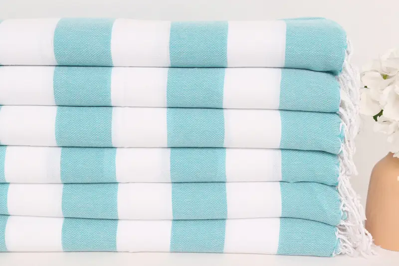 Turkish Towel Hand Towel, Bachelor Party Gifts, 40x18 Cotton Striped Towel, Small Bath Towels, Best Friend Wedding Gift, Monogram Hand Towel - 3