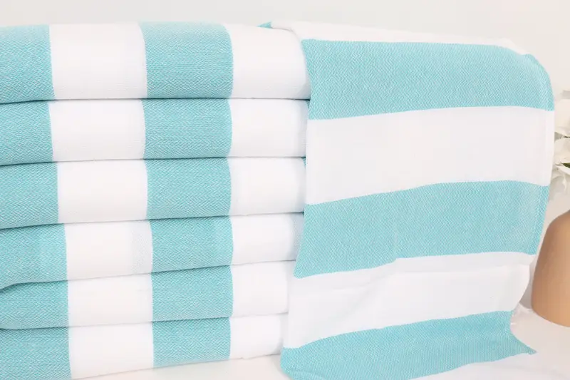 Turkish Towel Hand Towel, Bachelor Party Gifts, 40x18 Cotton Striped Towel, Small Bath Towels, Best Friend Wedding Gift, Monogram Hand Towel - 2