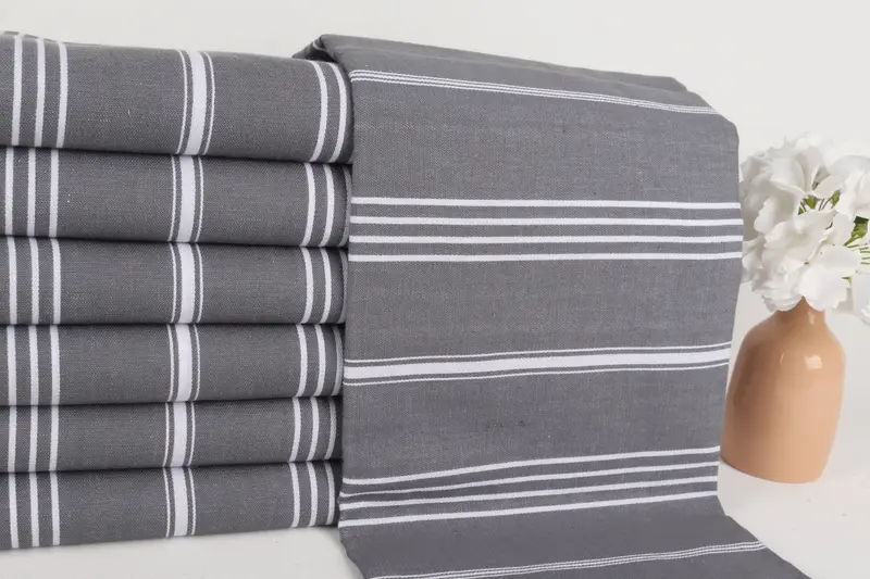 Personalized Wedding Gift, Monogram Towels, Gift Towel, Bachelorette Party Decorations, 70x40 Cotton Striped Towel, Gym Towel, Beach Towel Bulk - 2