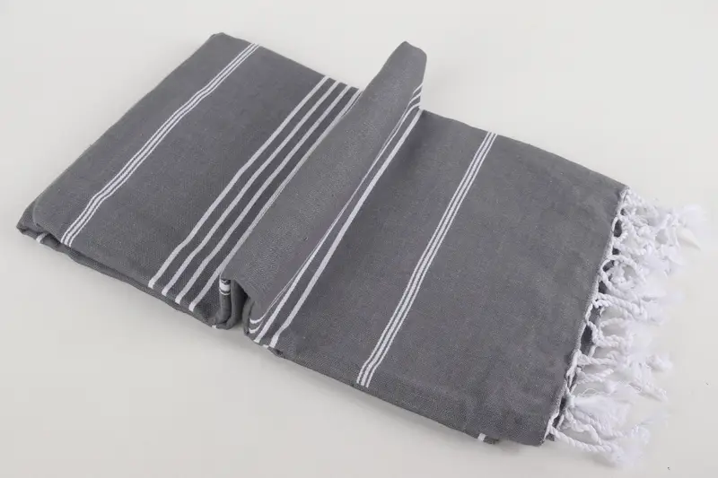 Personalized Wedding Gift, Monogram Towels, Gift Towel, Bachelorette Party Decorations, 70x40 Cotton Striped Towel, Gym Towel, Beach Towel Bulk - 6