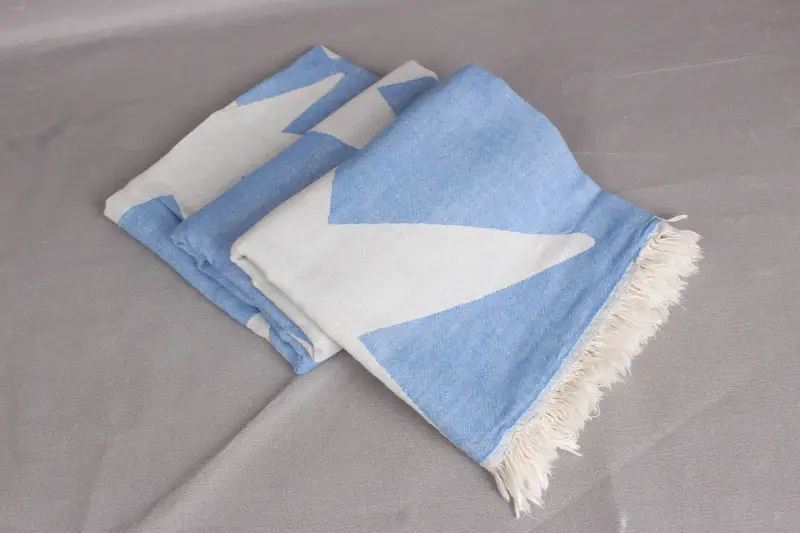 Wedding Gifts Towel, Fringed Turkish towel for poolside, Guest Towel, Bride Gift, Bridal Shower Gift, 68x36 Cotton Star Design Towel, Bachelor Gifts - 8