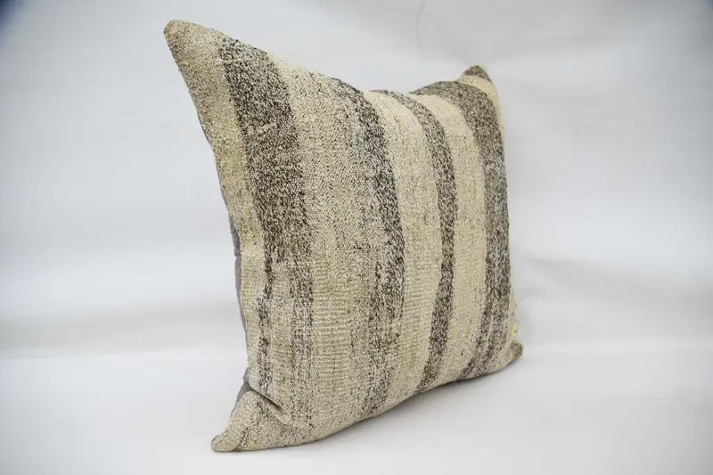 Cushion Case, Southwestern Pillow Cover, Antique Pillows, Gift Pillow, Turkish Corner Pillow Cover, Pillow for Couch, 32x32 Brown Pillow Case - 3