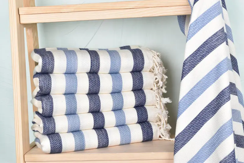 68x40 Cotton Striped Towel, Travel towel, Personalized Gift, Towel With Name, Turkish bath towel, Wedding Gift For Bride, Peshtemal Towel USA - 2