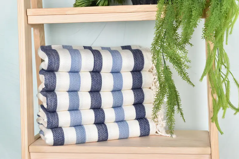 68x40 Cotton Striped Towel, Travel towel, Personalized Gift, Towel With Name, Turkish bath towel, Wedding Gift For Bride, Peshtemal Towel USA - 1
