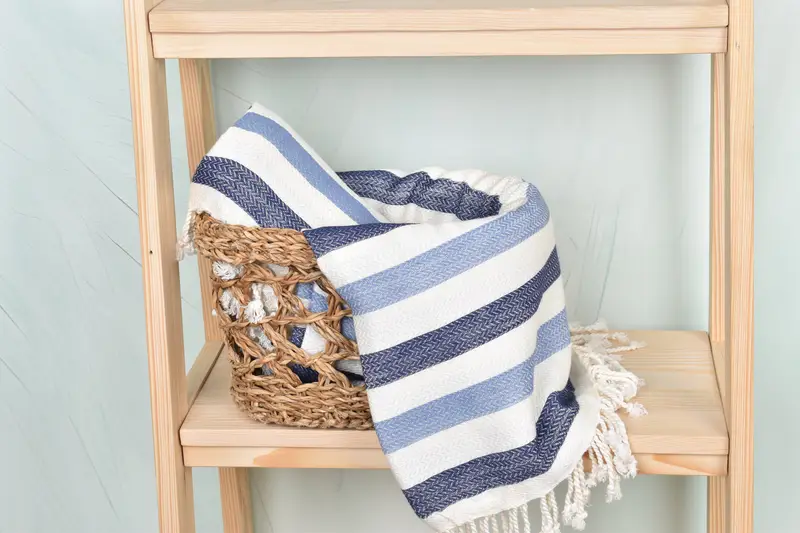 68x40 Cotton Striped Towel, Travel towel, Personalized Gift, Towel With Name, Turkish bath towel, Wedding Gift For Bride, Peshtemal Towel USA - 4