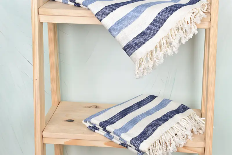 68x40 Cotton Striped Towel, Travel towel, Personalized Gift, Towel With Name, Turkish bath towel, Wedding Gift For Bride, Peshtemal Towel USA - 5