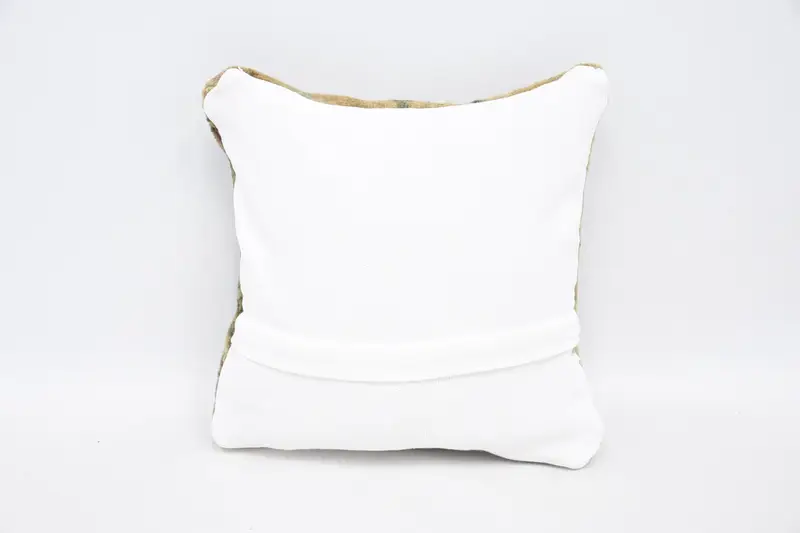Pattern Throw Pillow Sham, Turkish Pillow, Cushion Cover, Interior Designer Pillow, Pillow for Sofa, 12x12 Beige Pillow Cover, Rustic Pillow Sham - 6