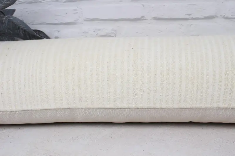 Cushion, Gift Pillow, Handmade Kilim Cushion, Bolster Throw Pillow Cover, 12x48 White Pillow Cover, Antique Pillows, Square Throw Pillow Case - 5