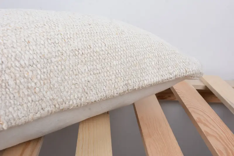 Handmade Throw Pillow, Pillow Sham, Pillow for Couch, Boho Pillow Sham Cover, Antique Pillows, 12x20 White Cushion Cover - 7