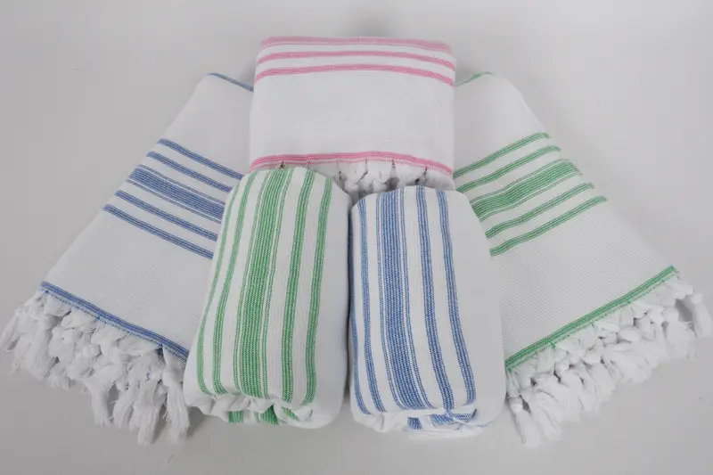 Gym Towel, Personalized Gift For Him, 52x28 Cotton Striped Terry Towel, Personalized Beach Towel, Custom Wedding Gift, Bachelorette Party Gift - 8