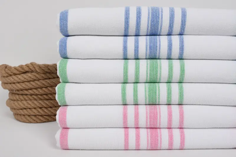 Gym Towel, Personalized Gift For Him, 52x28 Cotton Striped Terry Towel, Personalized Beach Towel, Custom Wedding Gift, Bachelorette Party Gift - 2