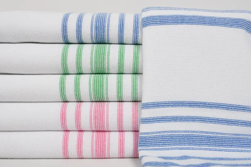 Gym Towel, Personalized Gift For Him, 52x28 Cotton Striped Terry Towel, Personalized Beach Towel, Custom Wedding Gift, Bachelorette Party Gift - 1