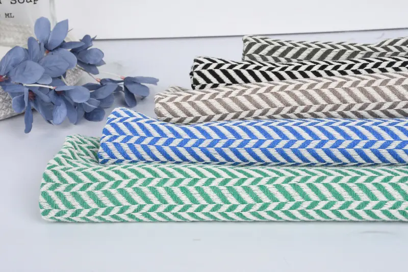 36x18 Cotton Chevron Towel, Monogram Tea Towel, Turkish Towel Hand Towel, Bridesmaid Gifts, Wedding Gift, Halloween Bachelorette Party Favors - 4