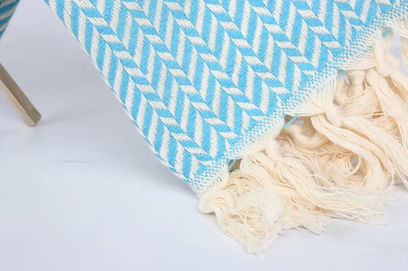 36x18 Cotton Chevron Towel, Monogram Tea Towel, Turkish Towel Hand Towel, Bridesmaid Gifts, Wedding Gift, Halloween Bachelorette Party Favors - 7