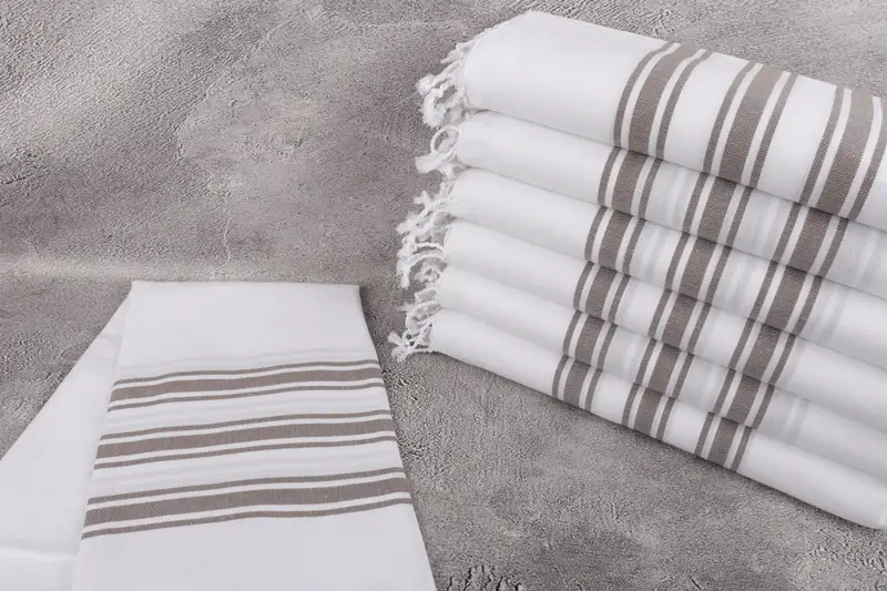70x40 Cotton Striped Towel, Turkish Towel Set, Christmas Gift, Turkish Towel Bulk, Turkish beach towel, Handmade Gift, Personalized Turkish Towel - 2