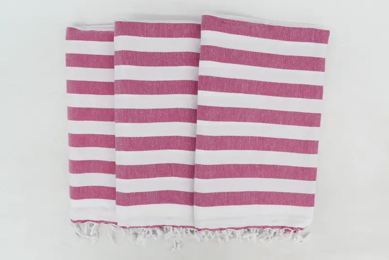 Sand-resistant towel, Customized Towels, Personalized Wedding Gift, Peshtemal Towel USA, Monogram Beach Towel, 68x36 Cotton Striped Towel - 4