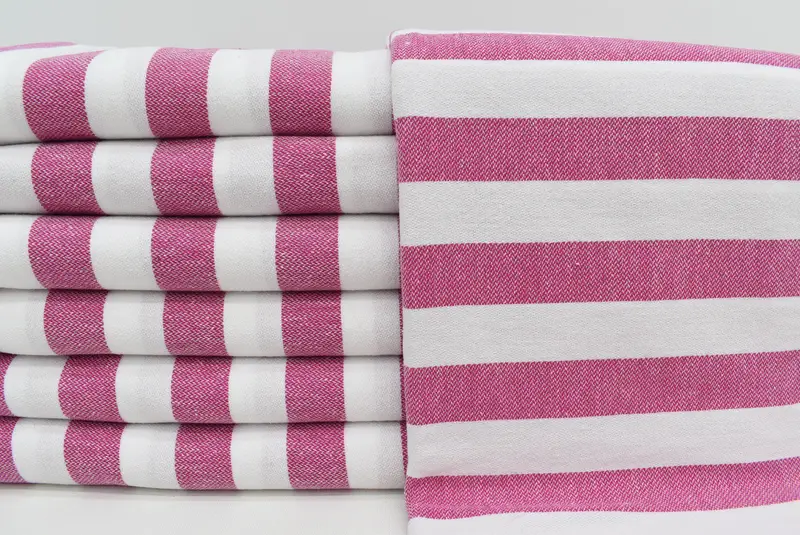 Sand-resistant towel, Customized Towels, Personalized Wedding Gift, Peshtemal Towel USA, Monogram Beach Towel, 68x36 Cotton Striped Towel - 2