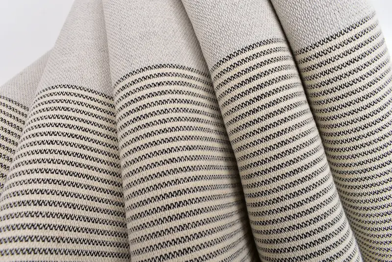 Organic towel, Best Friend Gift, 70x40 Cotton Striped Towel, Embroidery Towels, Sand-free towel, Scarf Towel, Luxury Turkish peshtemal beach towel - 6