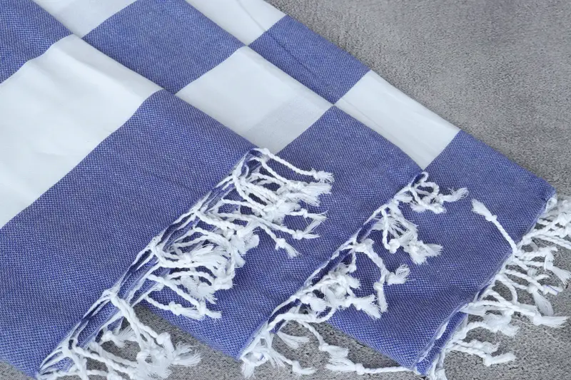 Luxury Turkish peshtemal beach towel, Bridal Shower Gift, 70x40 Cotton Striped Towel, Bridal Party Gifts, Turkish towel, Custom Wedding Gifts - 5