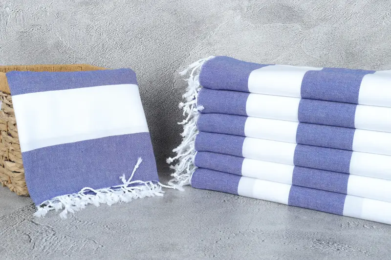 Luxury Turkish peshtemal beach towel, Bridal Shower Gift, 70x40 Cotton Striped Towel, Bridal Party Gifts, Turkish towel, Custom Wedding Gifts - 3
