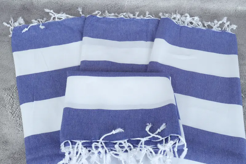 Luxury Turkish peshtemal beach towel, Bridal Shower Gift, 70x40 Cotton Striped Towel, Bridal Party Gifts, Turkish towel, Custom Wedding Gifts - 4