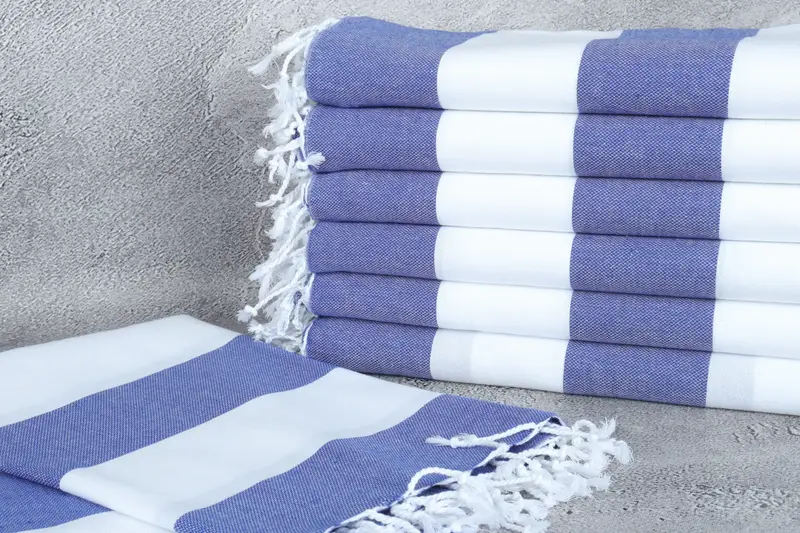Luxury Turkish peshtemal beach towel, Bridal Shower Gift, 70x40 Cotton Striped Towel, Bridal Party Gifts, Turkish towel, Custom Wedding Gifts - 2