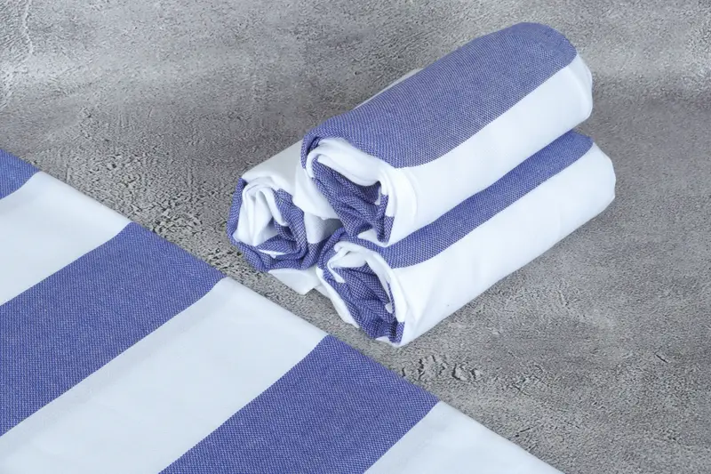 Luxury Turkish peshtemal beach towel, Bridal Shower Gift, 70x40 Cotton Striped Towel, Bridal Party Gifts, Turkish towel, Custom Wedding Gifts - 8