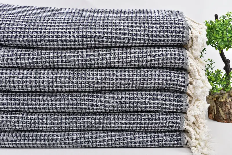 68x36 Cotton Waffle Towel, Bachelor Gifts, Sand-resistant towel, Turkish towel, Bachelor Towel, Bridal Gifts, Handwoven Turkish bath towel - 3