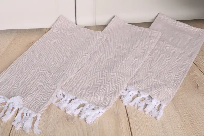 Bridal Shower Gift, Wedding Favors, Personalized Home Gift Wedding, 36x18 Cotton Herringbone Towel, Bathroom Towels, Small Bath Towels, Custom Gift - 6