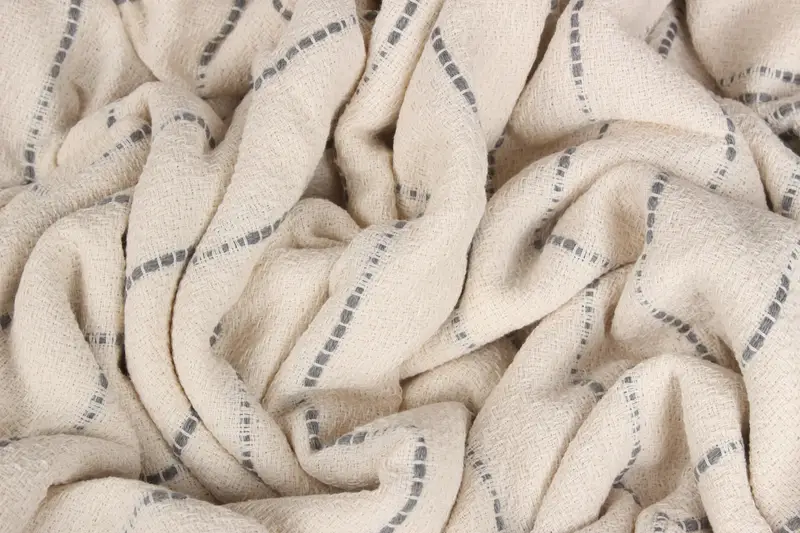Bachelor Gift, Housewarming Gift, Bridesmaid Gifts, 98x92 Cotton Striped Design Towel, Family Gift Basket, Woven Blanket, Customized Turkish Blanket - 8