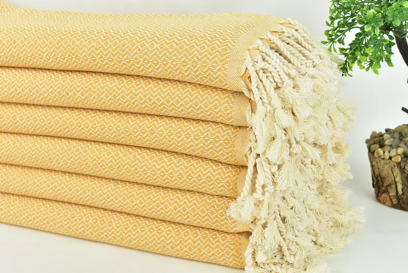 Beach Towel Bulk, Soft and absorbent Turkish towel, Peshtemal Towel USA, Housewarming Gift, Cotton towel, 70x40 Cotton Diamond Towel, Grandma Gift - 3