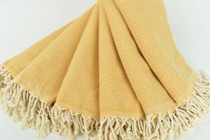 Beach Towel Bulk, Soft and absorbent Turkish towel, Peshtemal Towel USA, Housewarming Gift, Cotton towel, 70x40 Cotton Diamond Towel, Grandma Gift - 4