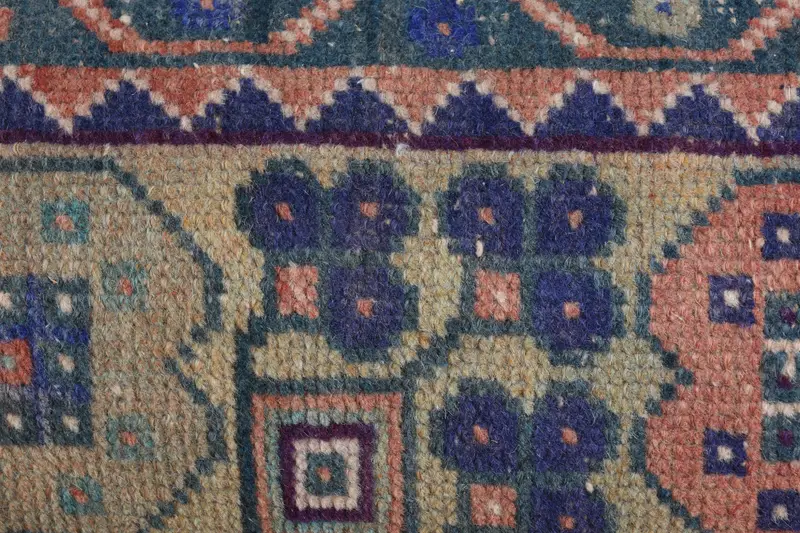 12x48 Blue Pillow Sham, Vintage Kilim Throw Pillow, Ethnical Kilim Rug Pillow, Cushion, Square Throw Cushion Case, Pillow for Couch - 2