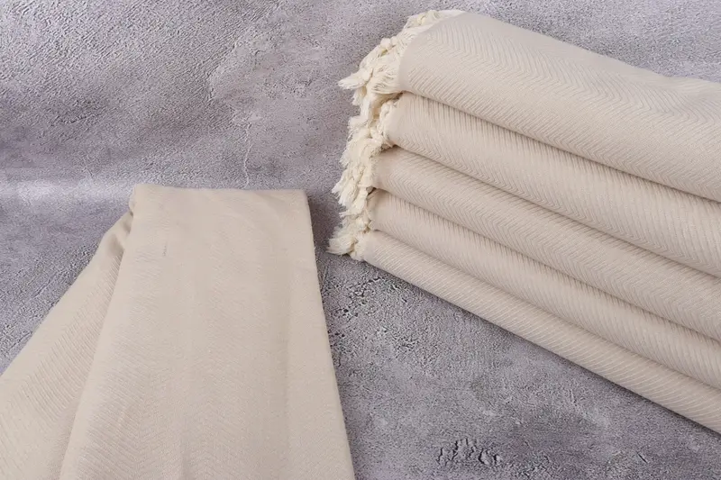 Monogram Blanket, Decorative Blanket, 84x68 Cotton Zig zag Towel, Valentines Day Gift Idea, Wedding Favors, Halloween Blanket, Best Wedding Gift - 2
