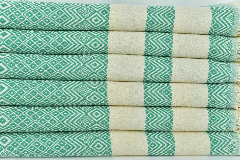 Decorative Towel, Scarf Towel, Custom Gift, 70x40 Cotton Diamond Towel, Baby Boy Gift, Wedding Gift, Kids Beach Towel, Custom Beach Towel - 2