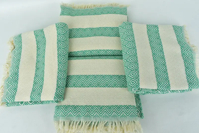 Decorative Towel, Scarf Towel, Custom Gift, 70x40 Cotton Diamond Towel, Baby Boy Gift, Wedding Gift, Kids Beach Towel, Custom Beach Towel - 6