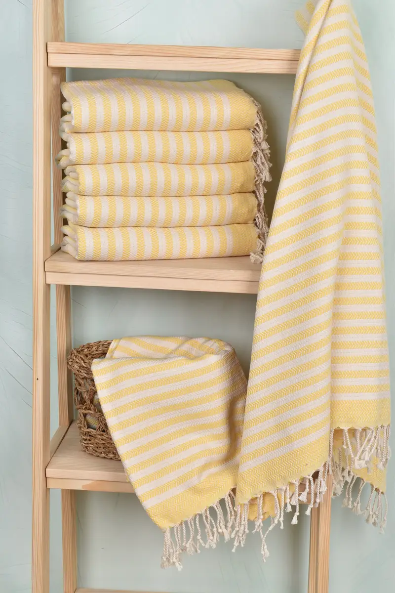 Fouta towel, Personalize Gift, Absorbent Turkish peshtemal towel for beach use, Bath towel, Beach Towel Bulk, 70x40 Cotton Chevron Towel - 3