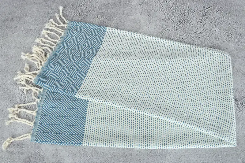 Gift Towel, Wedding Favors, Personalized Gift, Personalized Hand Towel, Monogrammed Turkish Towel, Handmade Gift, 36x18 Cotton Diamond Towel - 6