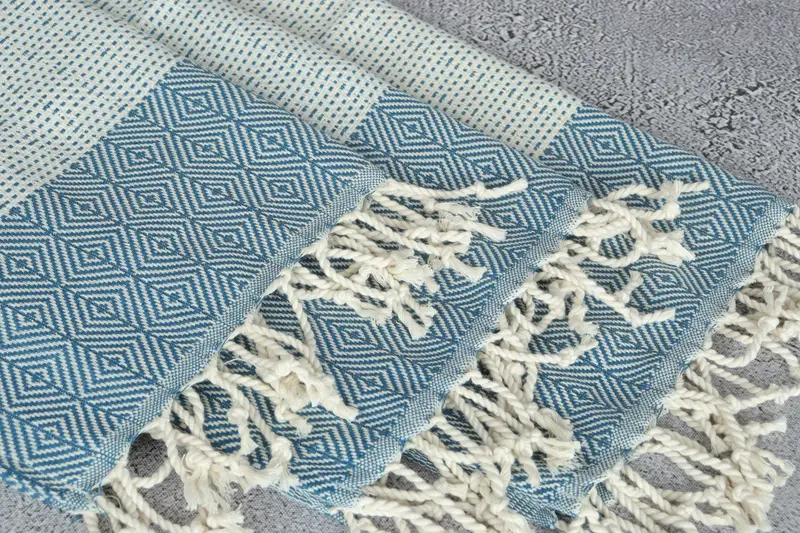 Gift Towel, Wedding Favors, Personalized Gift, Personalized Hand Towel, Monogrammed Turkish Towel, Handmade Gift, 36x18 Cotton Diamond Towel - 5