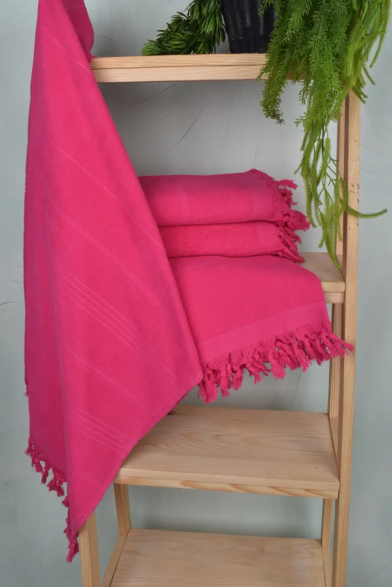 Bridal Shower Gifts, 70x36 Cotton Striped Terry Towel, Lightweight Turkish towel, Wedding Anniversary Gift, Home Decor Gifts, Organic towel - 6