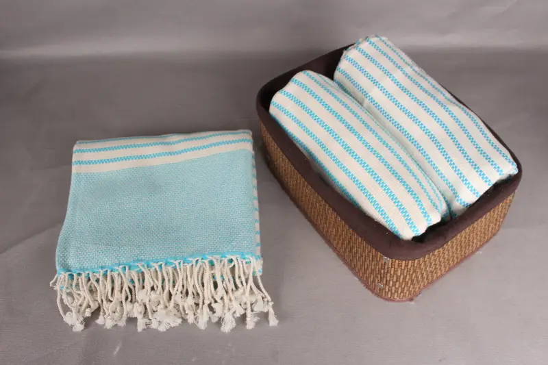 Bachelorette Party Gift, 76x40 Cotton Striped Towel, Employee Gifts, Personalized Towel Gift, Bachelorette Party Favors, Turkish beach towel - 5