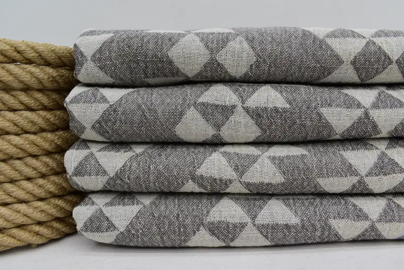 68x40 Cotton Geometric Towel, Best Friend Gift Ideas, Bachelorette Party Gifts, Spa Towel, Personalized Gifts, Quick-Dry Beach Towel, Beach towel - 7
